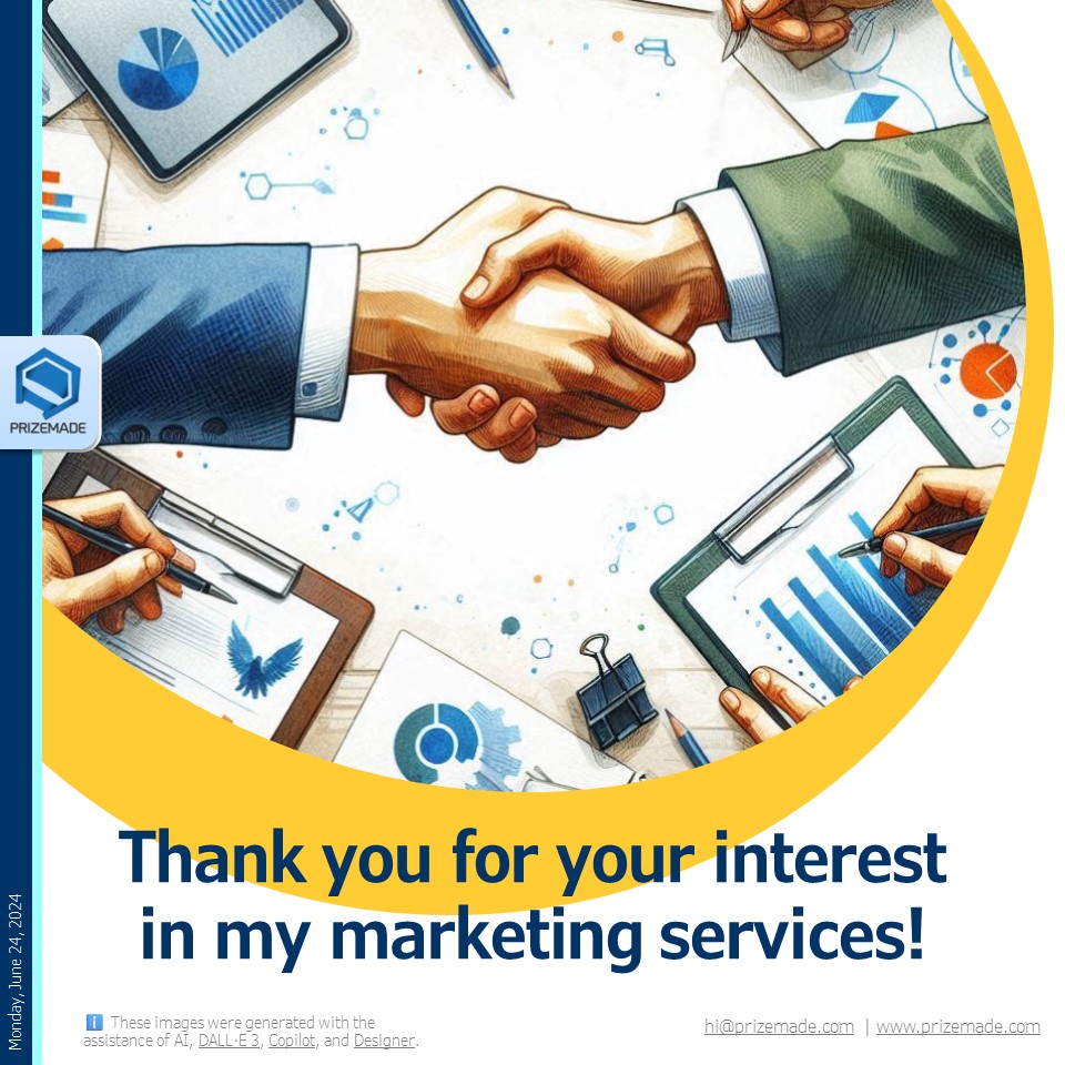 Thank you for your interest in my marketing services!